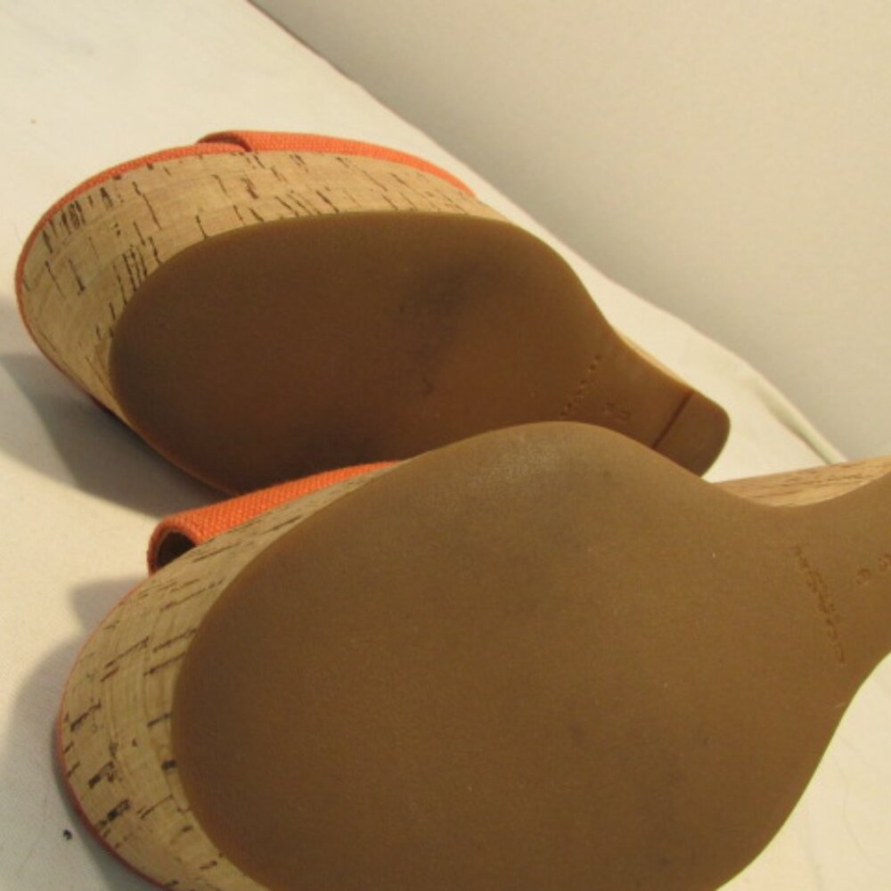 Coach Linden Platform Cork Slingback Wedges - Picture 14 of 14